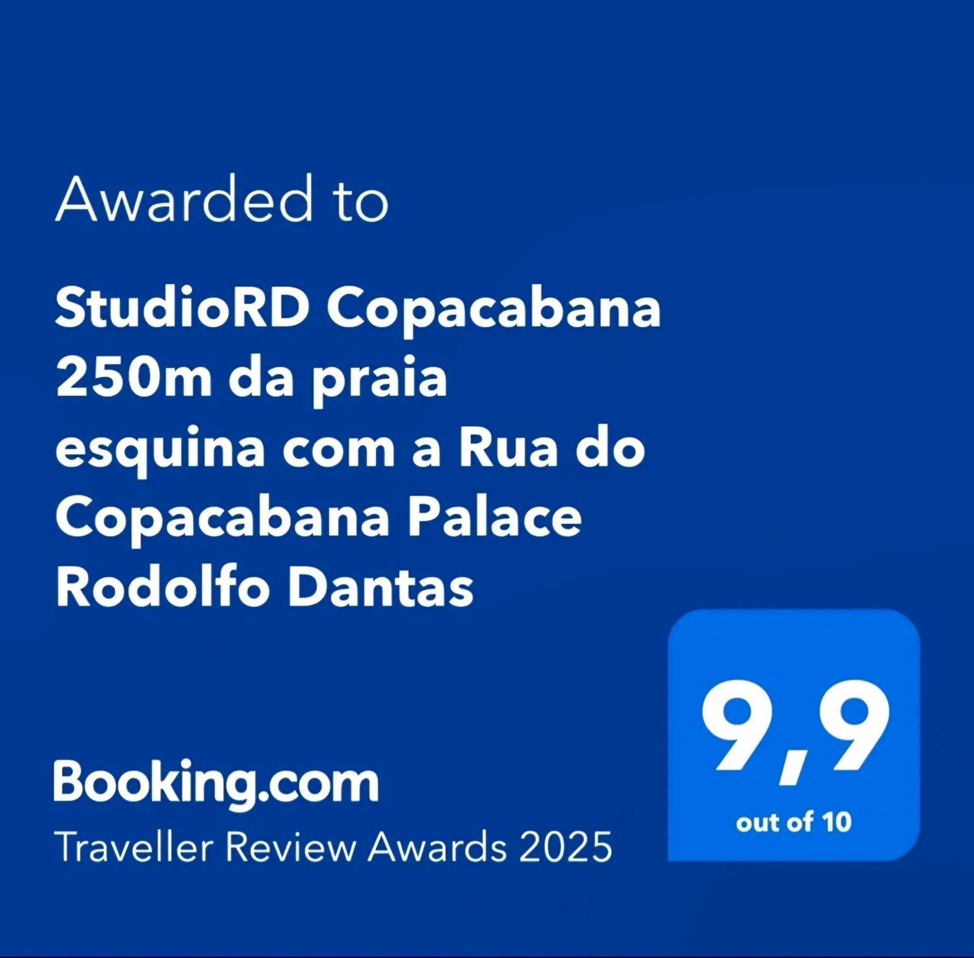 Studiord Copacabana 250M Da Praia Esquina Com A Rua Do Copacabana Palace Rodolfo Dantas Rio de Janeiro Exterior foto